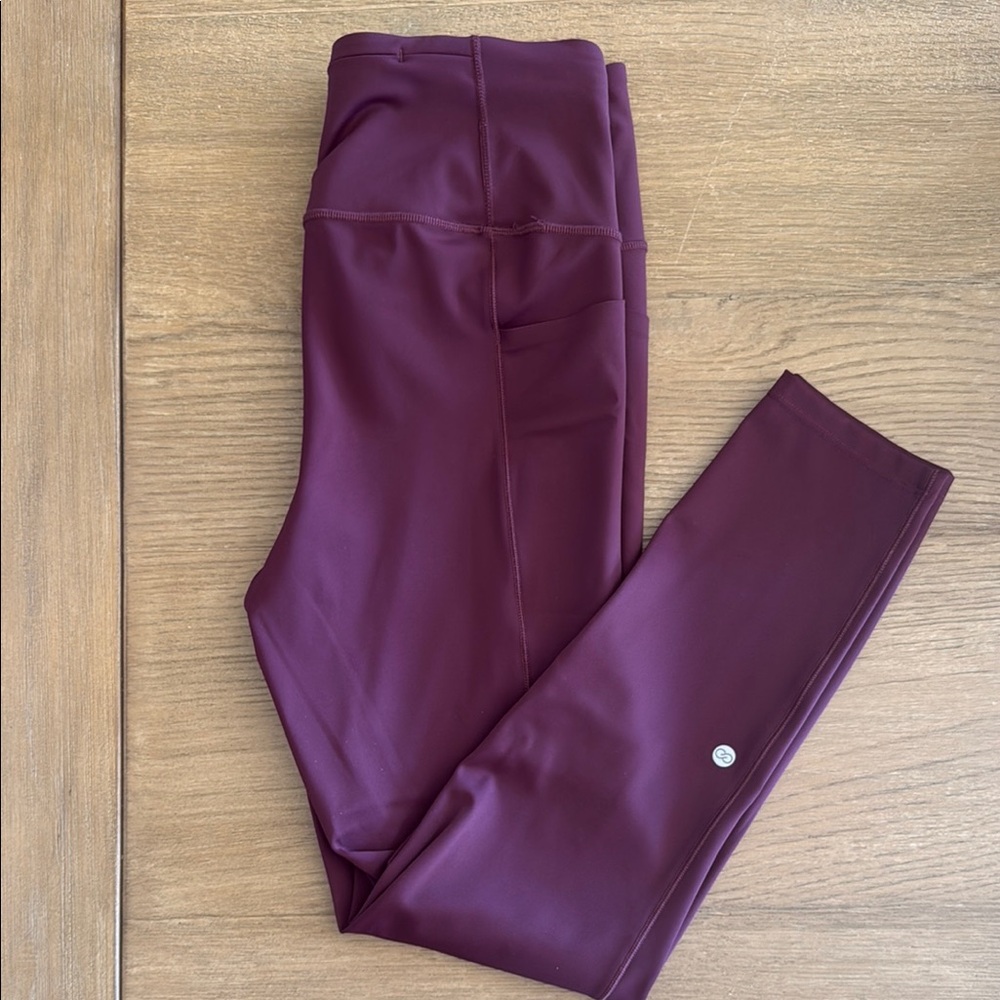 CALIA Plum High-Waisted Leggings